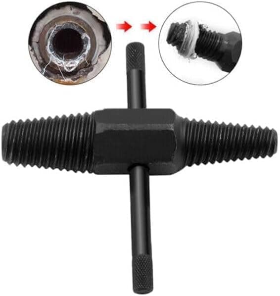 Alsidig dobbelt-hovedet skrueudtrækker (1/2\" og 3/4\") til rørfittings, ventiler