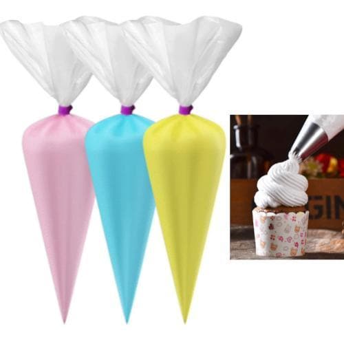 Sprøyteposer, 300 poser per pakke - engangs - bakesett Transparent transparent