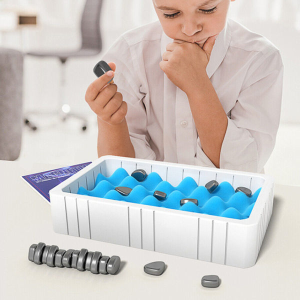 2023 ferromagnetiskt magnetiskt schackspel Interaktivt plastmagnet brädspel Julklapp för barn