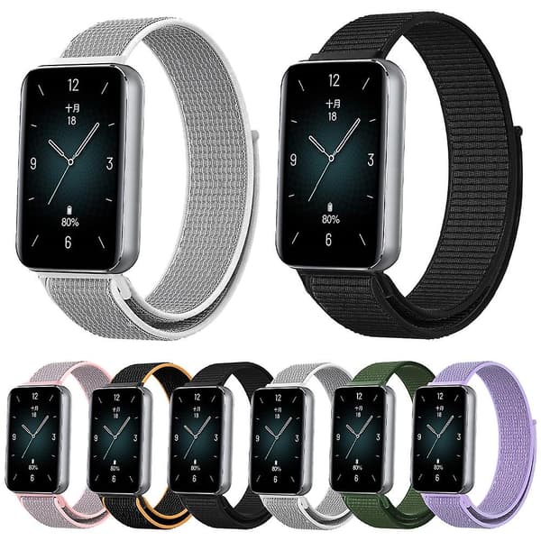 Bästsäljande Nylon Loop Armband Kompatibelt med Honor Band 9