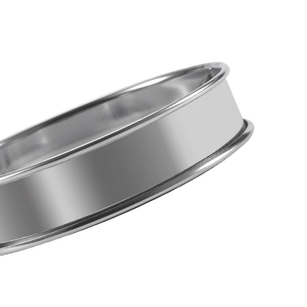 Hot 2025 6 stk. engelske muffinringe Crumpetringe Dobbeltvalsede tærteringe Rustfrit stål Muffin Tærteringe Nonstick Metal Rund Ringform til