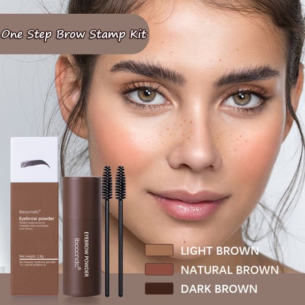 Hot One Step Brow Stamp Forming Sett Natural Brown