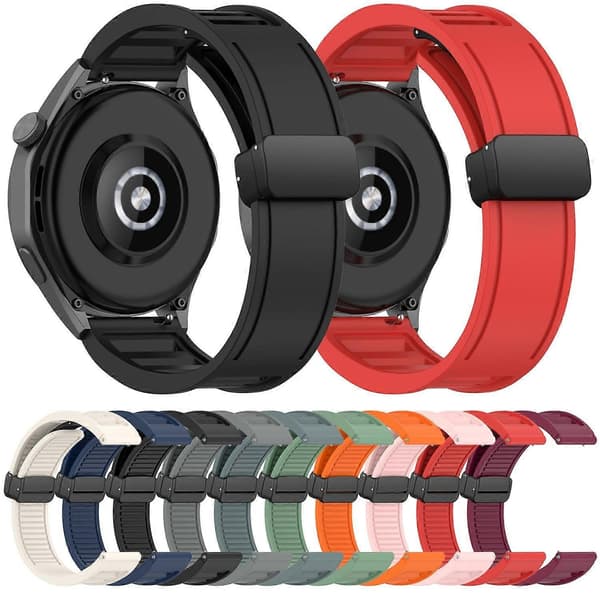 Bästsäljare 22mm Silikon Armband Kompatibelt med Huawei Watch GT Runner