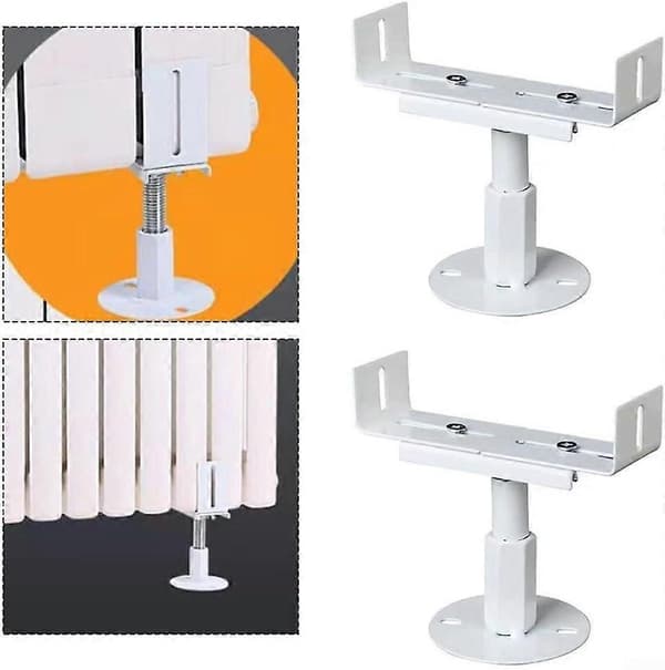 Radiatorfäste, retro radiatorfäste, justerbart kolonnradiatorfäste i gjutjärn (1 styck per förpackning)