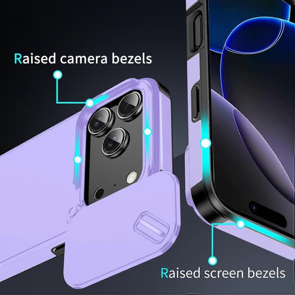 TPU + PC Telefon Cover - lingling} Purple iPhone 17 Pro