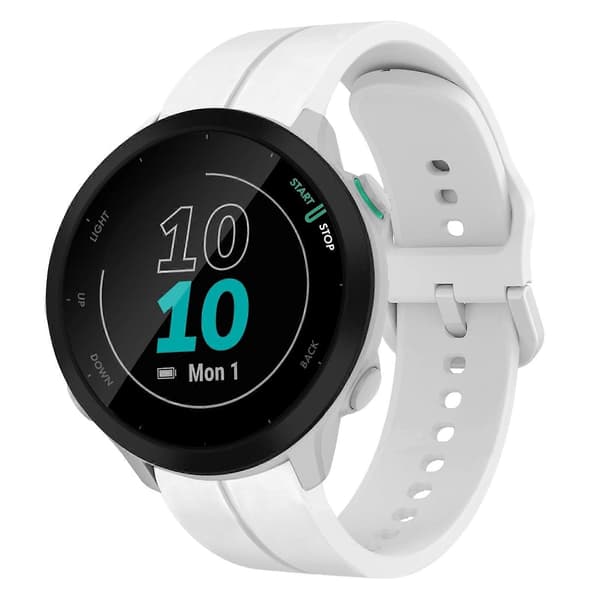 Silikon Armband För Garmin Forerunner 55-lingling} White