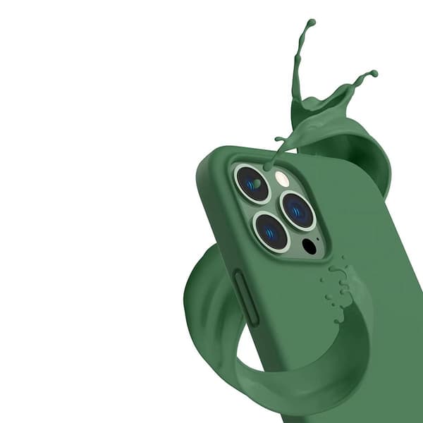 Kompatibel med iPhone 13 Pro Max Skal - Silikon Grön Grön green