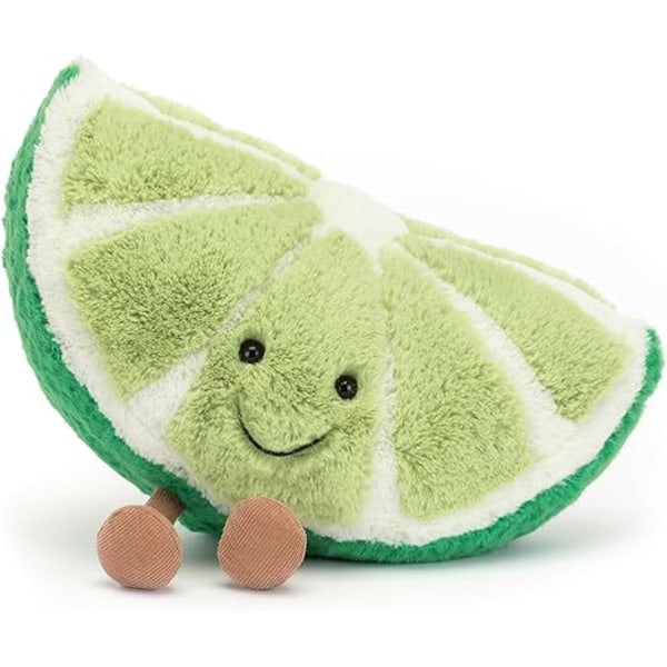 Ny produktkampanj! Högkvalitativ Jellycat rolig lime disc - H: 18 cm x L: 25 cm