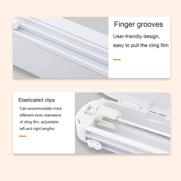 Plastfoliedispenser, plastfolieskärare, plastfilmsdispenser