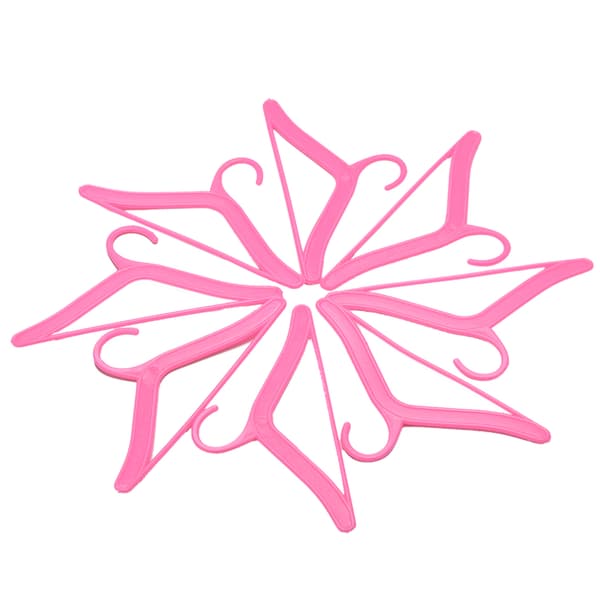 20 Rosa Barbie Dukke Tilbehørshengere