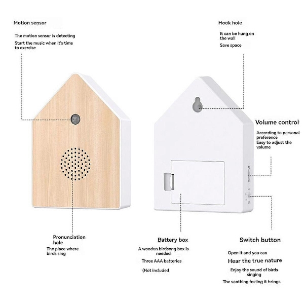 Bestselgende Box Bird Singing Speaker med