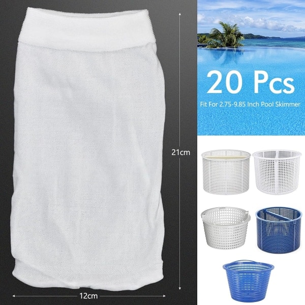 Hot 2025 20 stk. Pool Skimmer Sokker Pool Filter Sok til