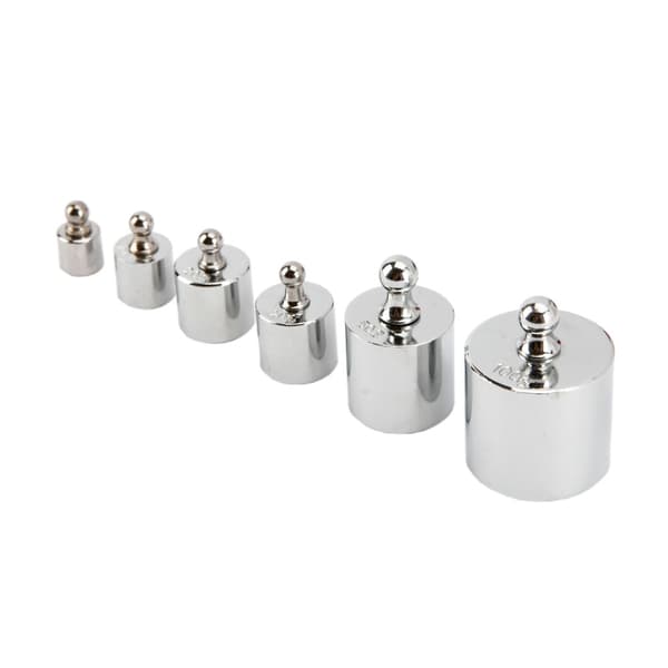Kalibrointisarja, 6 kalibrointipainoa, 200g kukin Silver silver