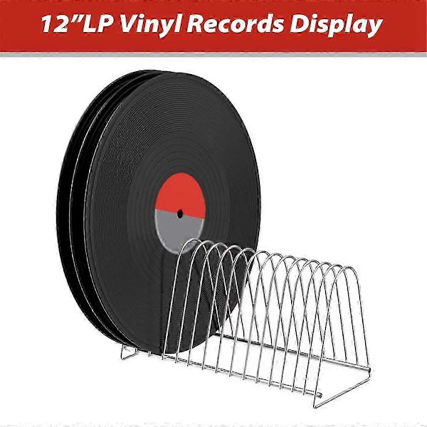 Vinylplade tørrestativ, holder 15 plader.