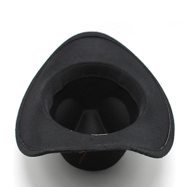 Svart cowboyhatt