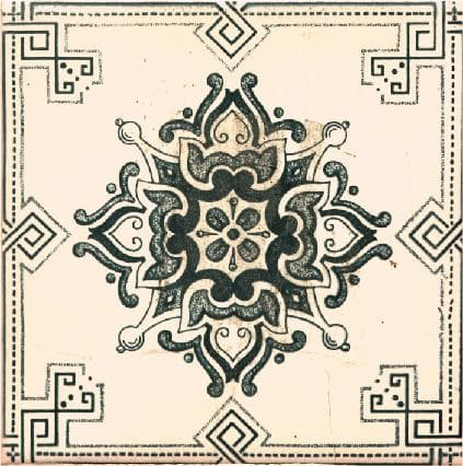 Mandala Fliser i Varme Toner, 12-Styk Sæt, Marokkansk Stil 80