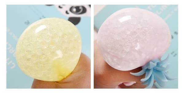 Fingertuppleker, sensoriske leker, klemmeballer, ananasfrukt, blå. Blue 101