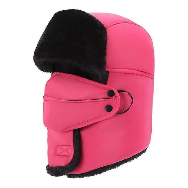 Vinter Bomber Hat Øreklap Trapper-lingling} Red