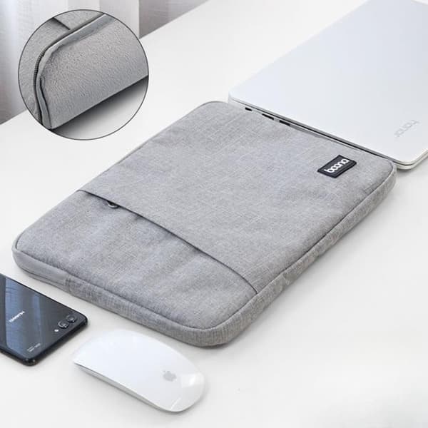 Laptop taske 14-15 tommer lomme - Sort Svart black
