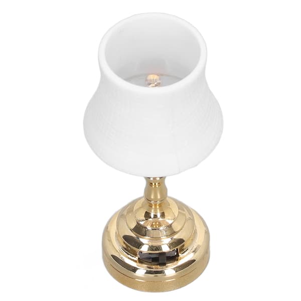 1/12 skala moderne dukkehus bordlampe mini skrivebordslampe dekoration