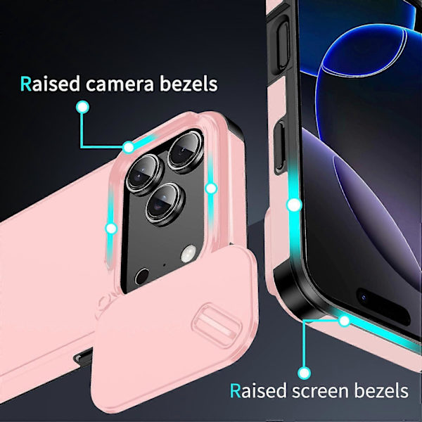 TPU + PC Telefonfodral - lingling} Pink iPhone 17 Pro