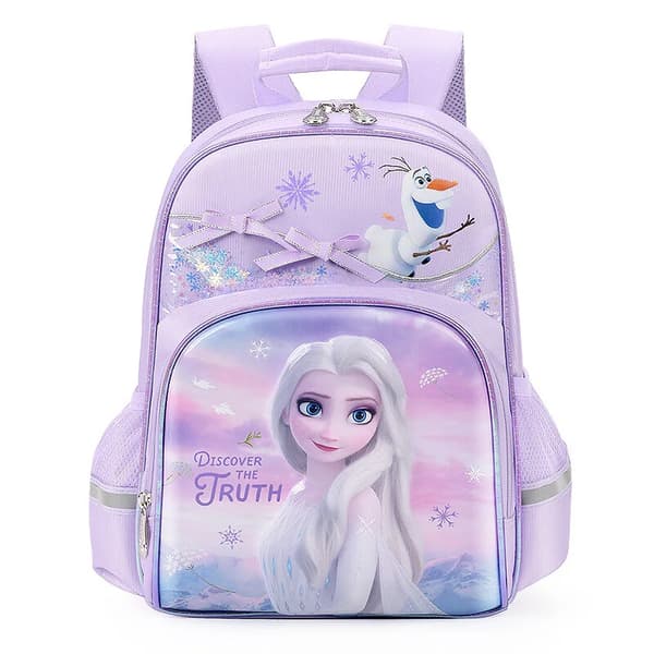Barnehagesekk med Frozen-trykk Elsa Purple