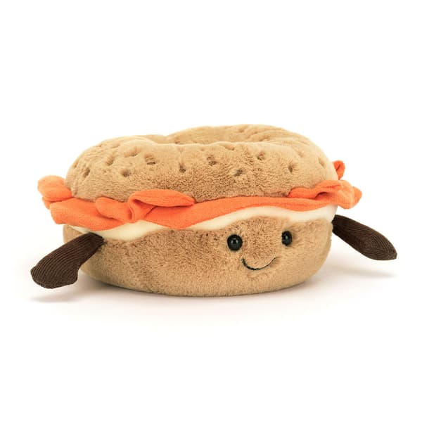 14 cm Amuseables Bagel Plysjleketøy