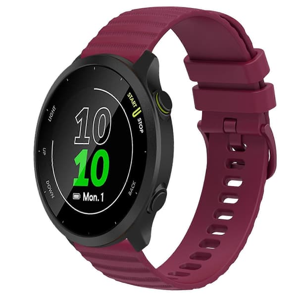 Silikone Urrem Til Garmin Forerunner 158-lingling} Wine Red