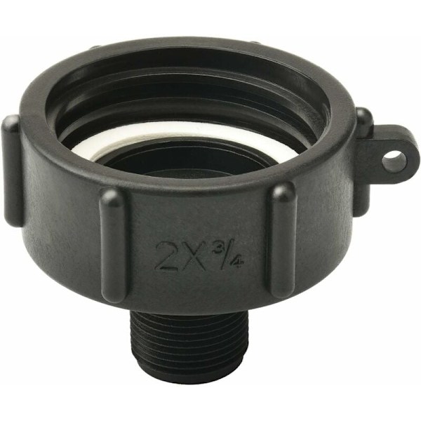 Hot 2025 IBC Adapter S60 Skrukobling for IBC Vanntank 2 Tommer 3/4 Tommer (1 stk)