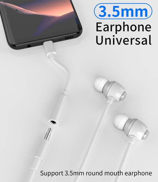 Kuumat 2 kpl, USB C - 3,5 mm kuulokeliitäntä