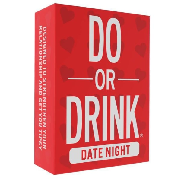 Gör eller drick Date Night - Parspel för vuxna - Roliga dryckesspel med 250 kort - Bra presentidéer för par och roliga kortspel för vuxna