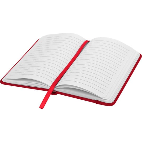 Notesbog, 14 x 9 x 1,2 cm, rød. Red 14 x 9 x 1.2 cm