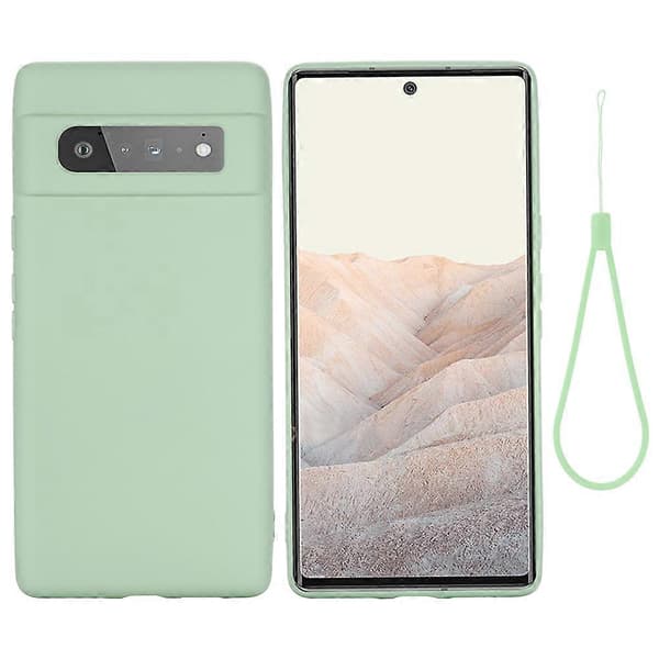 Pixel 6 med håndledsrem, ridsefast mikrofiber til udendørs aktiviteter 1 sæt-lingling} Green Google Pixel 6 Pro