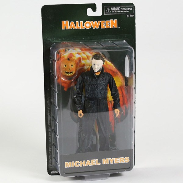 Anime NECA Halloween Michael Myers Jason Voorhees Del 7 The New Blood Action Figure 17cm Collection Modell Leksaker Presenter Michael with BOX