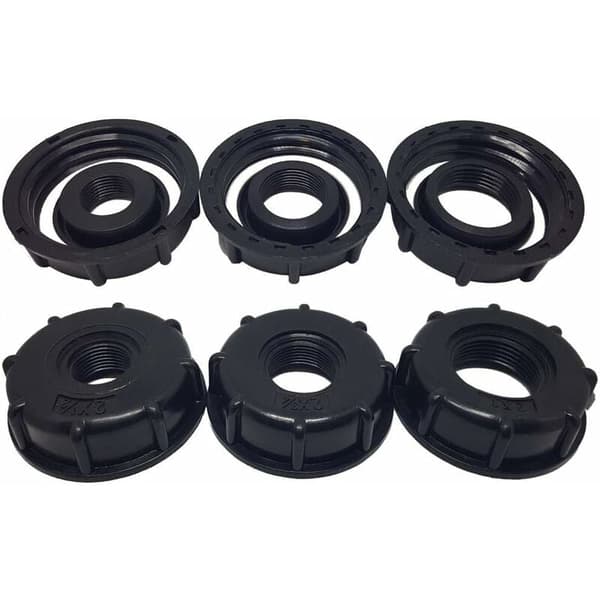 IBC Tank Connector - IBC Tank Adapter - Udskiftningsstik til havehane (2,5 tommer)