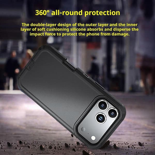 PC Hybrid TPU Telefondeksel Kompatibelt med iPhone 17 Pro Max-lingling}
