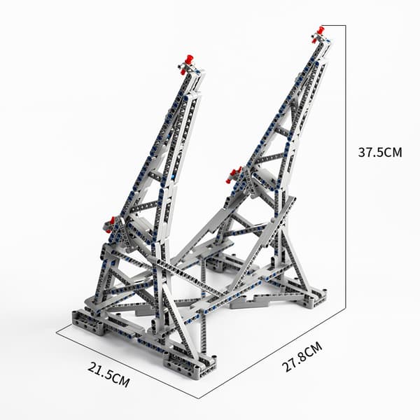 Matchende stativ til Millennium Falcon 75192, kompatibelt med monteringssæt til displaystativ 05132