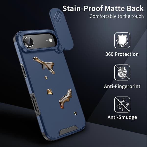TPU + PC Telefonfodral Kompatibelt med iPhone 17 Pro-lingling} Blue iPhone 17 Air