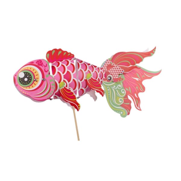 Lanternemateriale, Papirlanterne DIY Lys Koi-formet Lanternefestival-lingling} Pink