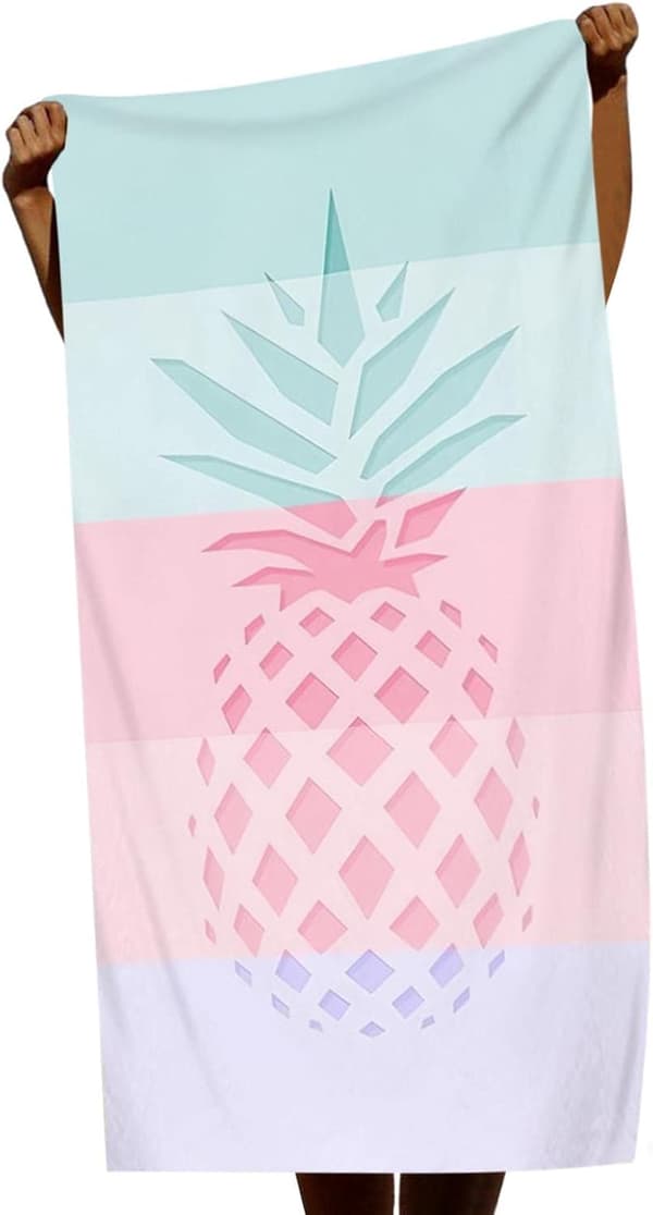 Whole Piece Sand-Proof Beach/Pool Shawl, Includes Sand-Proof Towel and Sand-Proof Bath Towel.