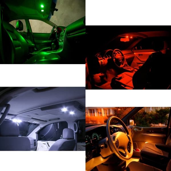 T10 W5W Blå, 10-pack LED-lampor, inklusive 1 3030 SMD-chip. Blue Blåa 10-pack