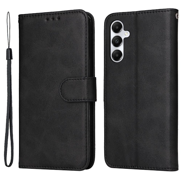Hot 2025 Samsung A05s 4G PU Læder Wallet Case - Flere Farver Black Svart