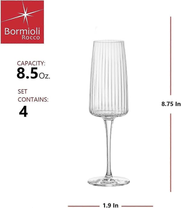 250 ml Prosecco-lasit - 4 kpl (uurteilla)