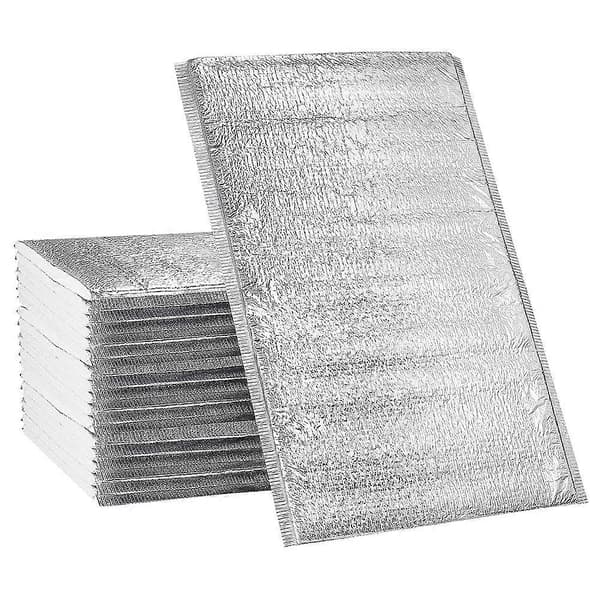 Termisk pose for mat Isolerte poser Sølv 30x25cm Varmebevaring Hotell 25Sett-lingling} Silver 30x25cm