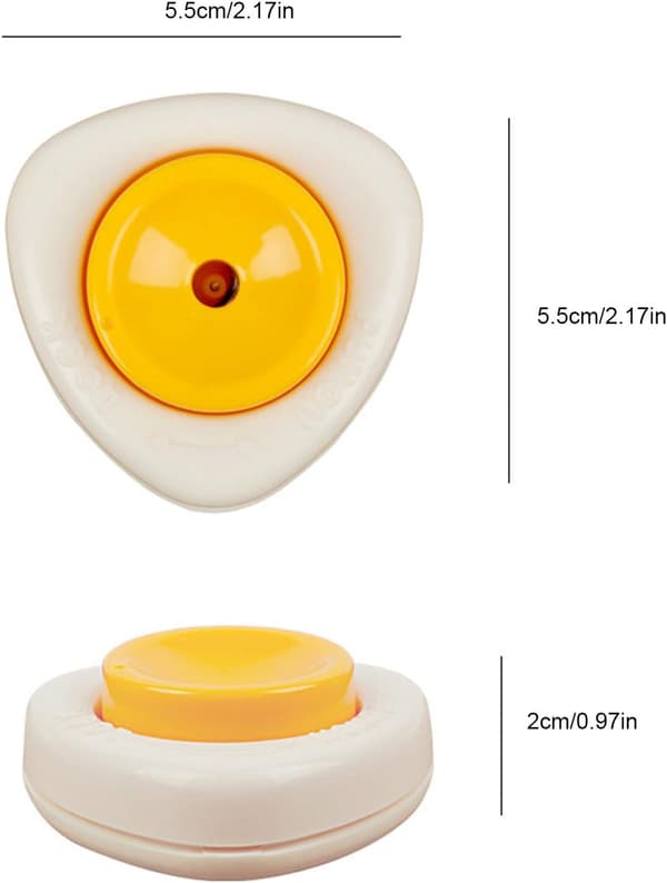 Egglegg, eggseparator, egglegg for bruk på kjøkkenet.