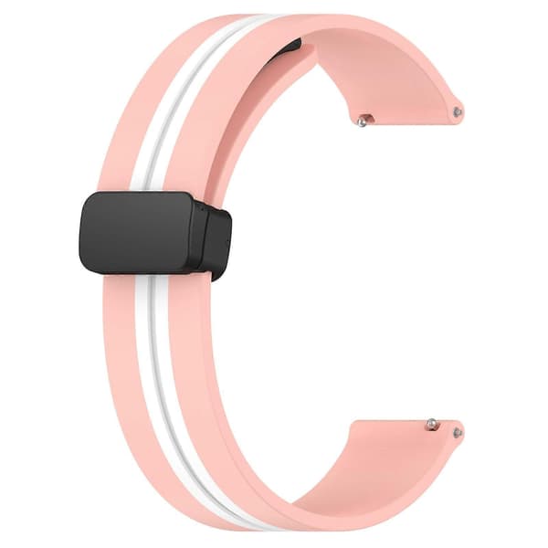 Silikonklokkereim for Garmin Forerunner 55-lingling} Pink White