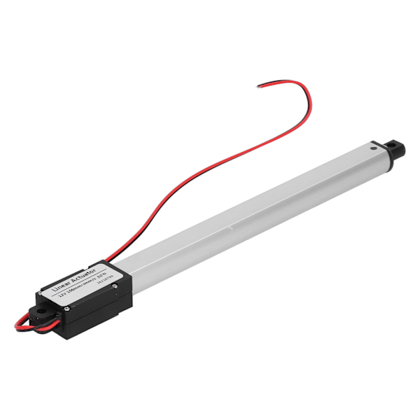 Linjär Aktuator 12V 150mm Inbyggd Gränslägesbrytare Brusreducering Kortslutningsskydd Mini Elektrisk Linjär Aktuator 15mm/s-50N 0.2
