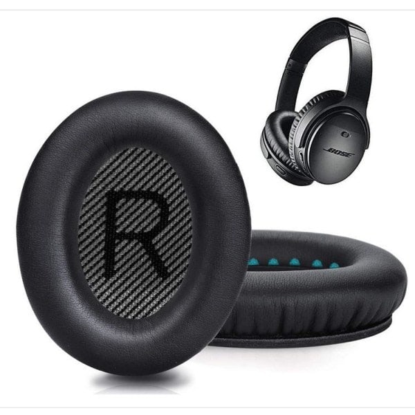 Hot 2025 Ørepuder Bose QuietComfort QC 35 Pudesæt Sort Sort svart