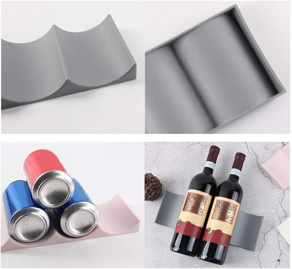 Vinstativ i plast i europeisk stil med stablebar matte