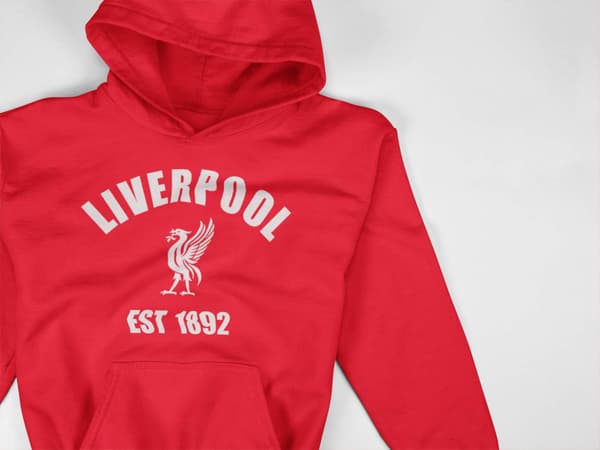 Liverpool hettegenser sweatshirt 1892 T-skjorte rød S Red s